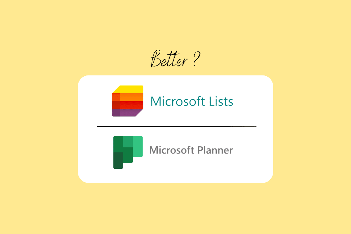 Microsoft Planner versus Microsoft Lists
